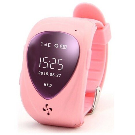 Ceas Smartwatch GPS Copii iUni U11,Telefon incoporat, Alarma SOS, Pink